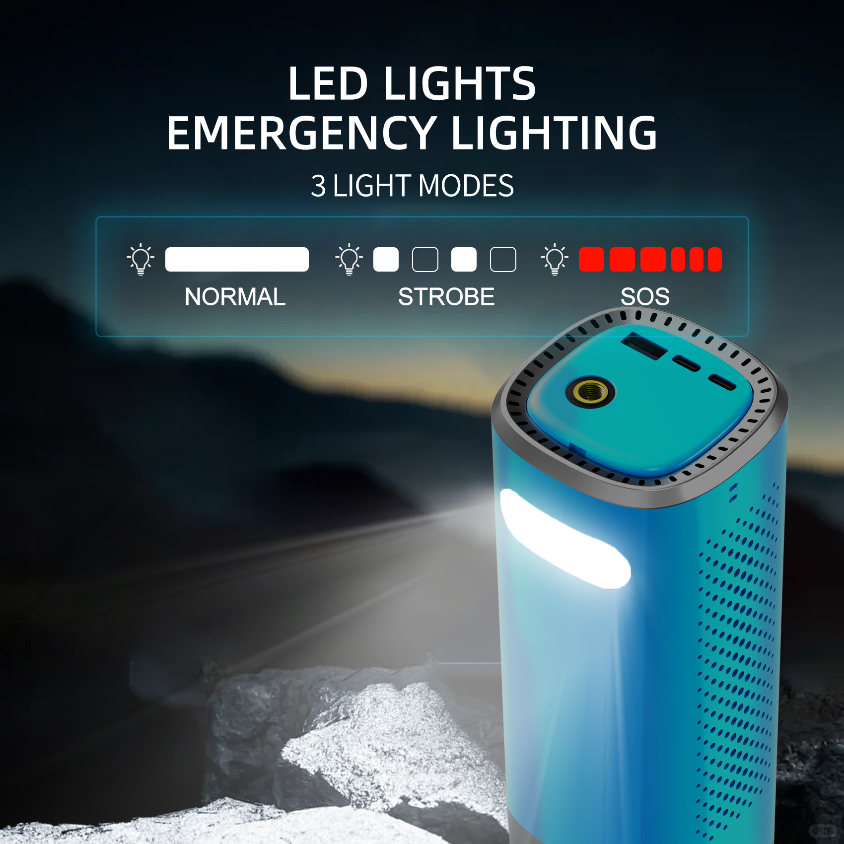 V1 Portable Wireless Fast Charging Air Pump for Vehicles