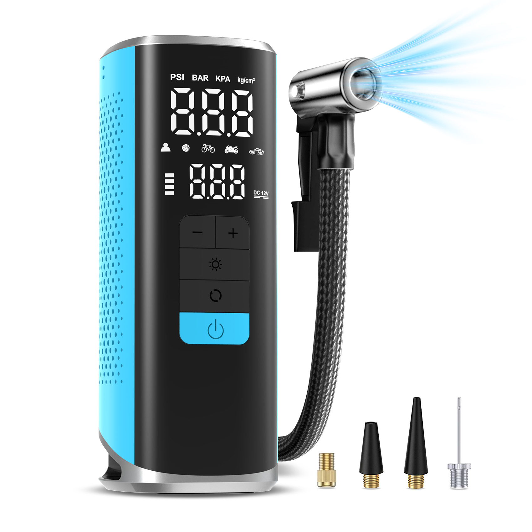 V1 Portable Wireless Fast Charging Air Pump for Vehicles