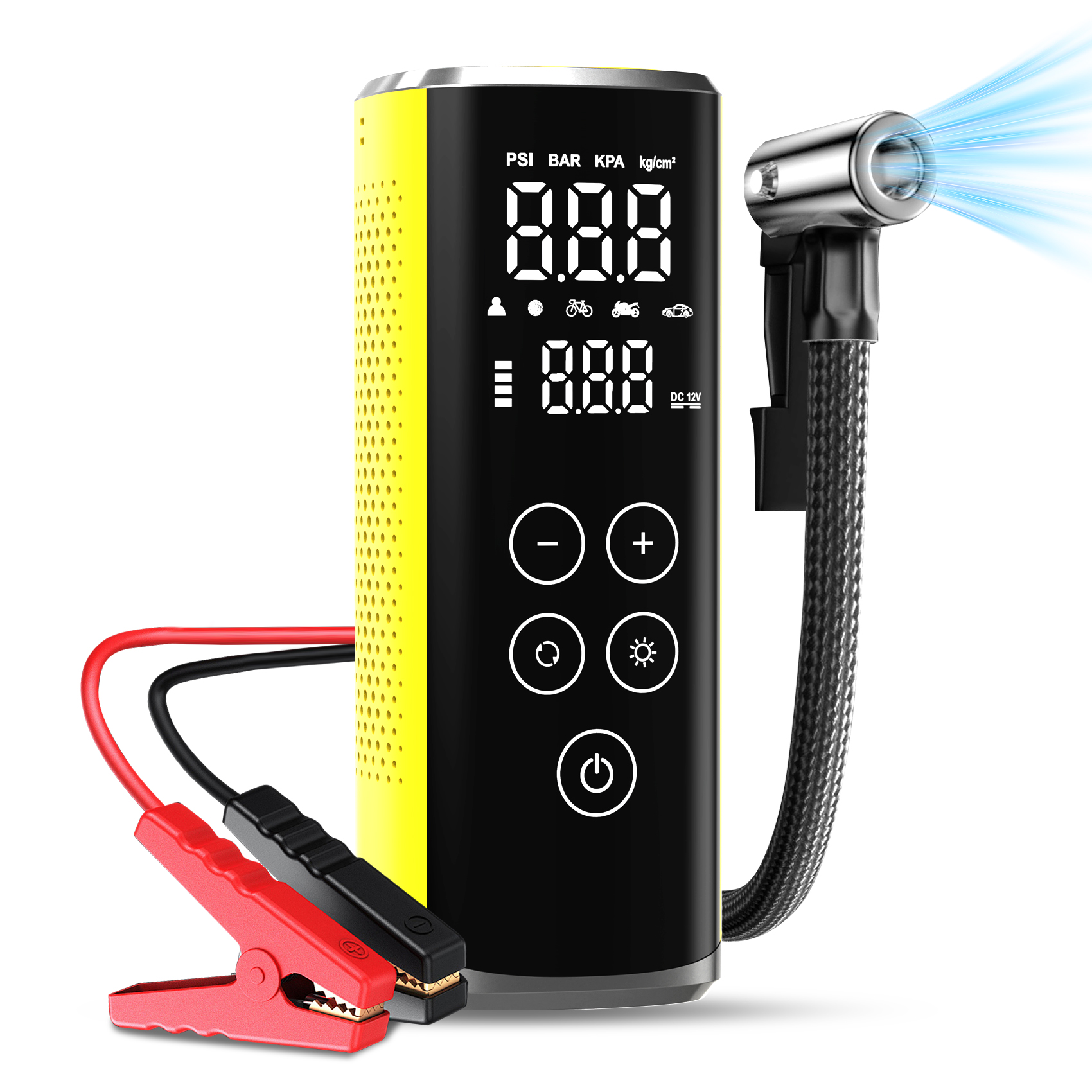 V1 Touch-inflating battery booster pump